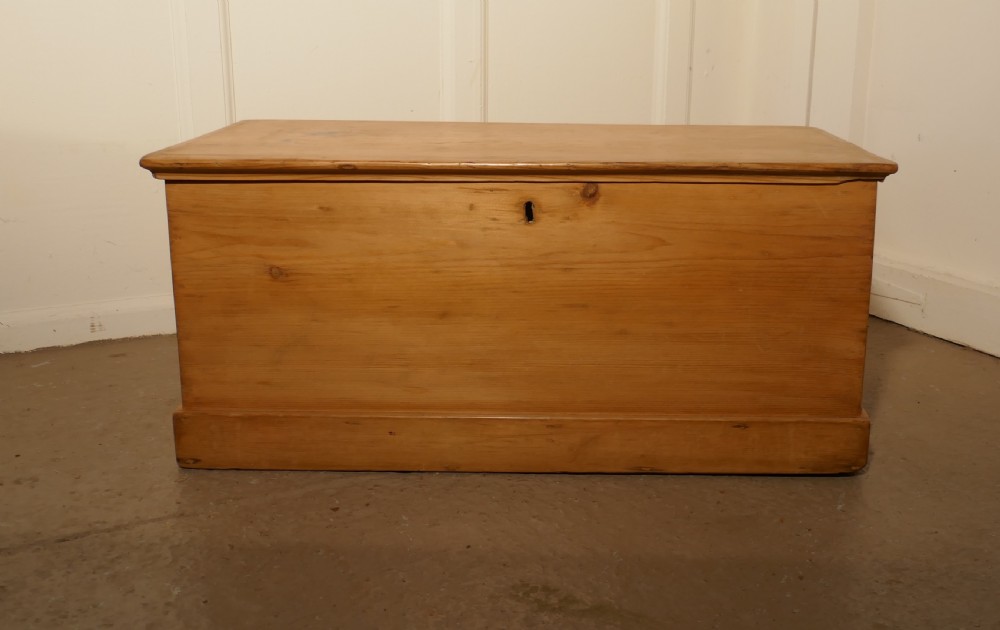 Victorian Pine Blanket Box