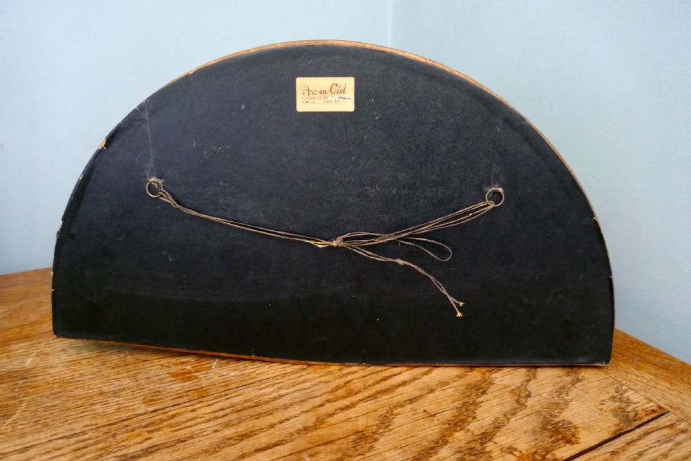 19th Century French Silk, Gold and Silver Formal Evening Fan View IX