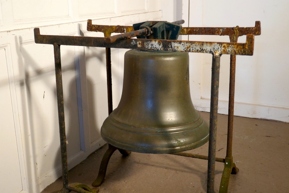 Huge Heavy Bronze Bell, Tower Bell View V