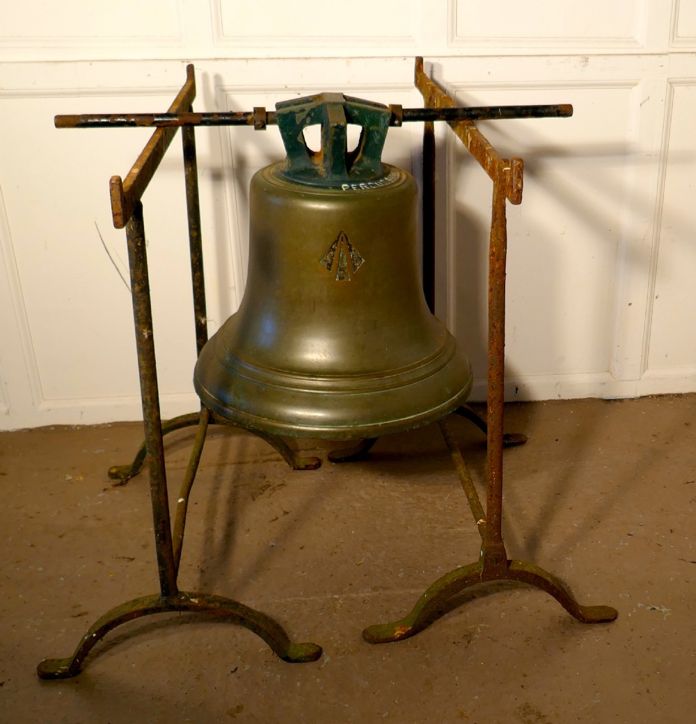 Huge Heavy Bronze Bell, Tower Bell View VIII