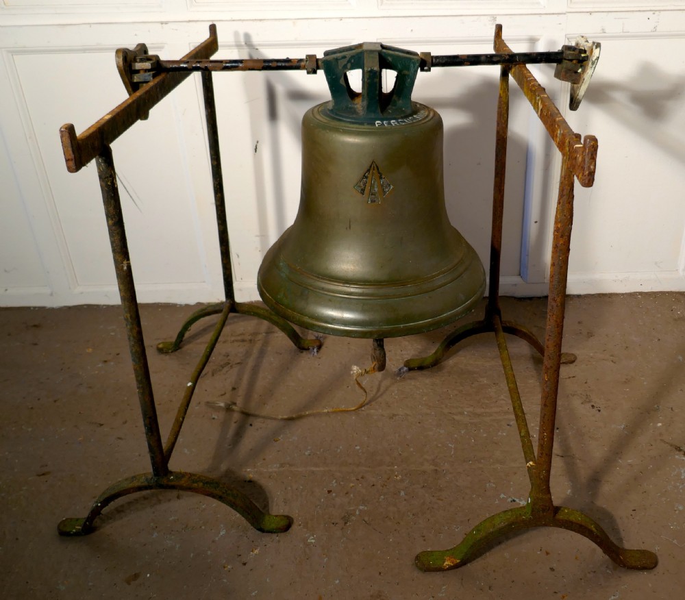 Huge Heavy Bronze Bell, Tower Bell View XI