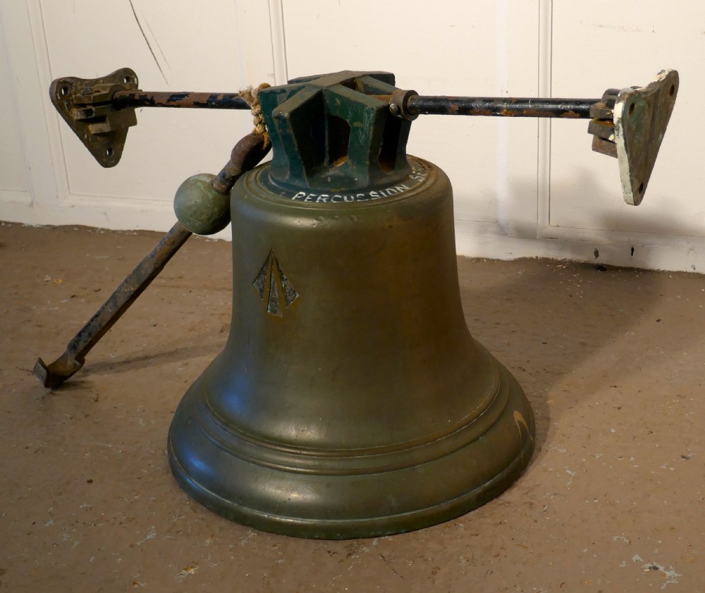 Huge Heavy Bronze Bell, Tower Bell View XIV