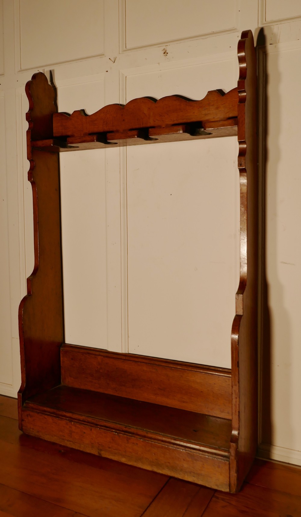 19th Century Oak Hunting Lodge Shot Gun Rack