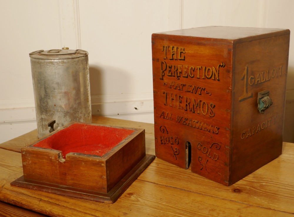 19th Century Wooden Thermos Field Kitchen Food Warmer,  View VI