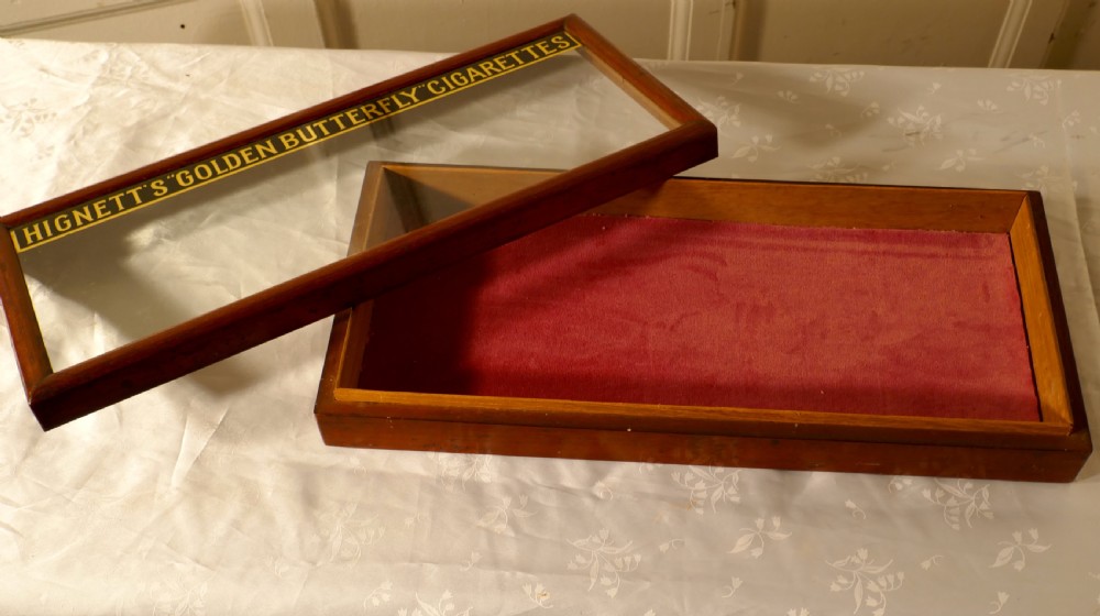 Victorian Mahogany Counter Top Cigarette Cabinet, Shop Display View V