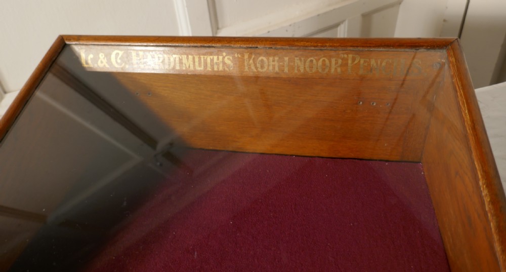 Counter top Display Cabinet for L & C HARDMUTH’S “KOH-I NOOR” Pencils View II
