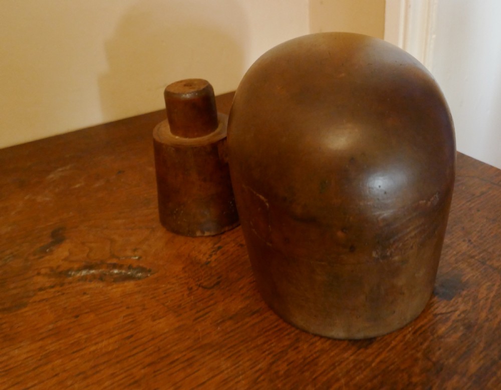 Vintage 19th Century Hat Block Stand, shop display View II
