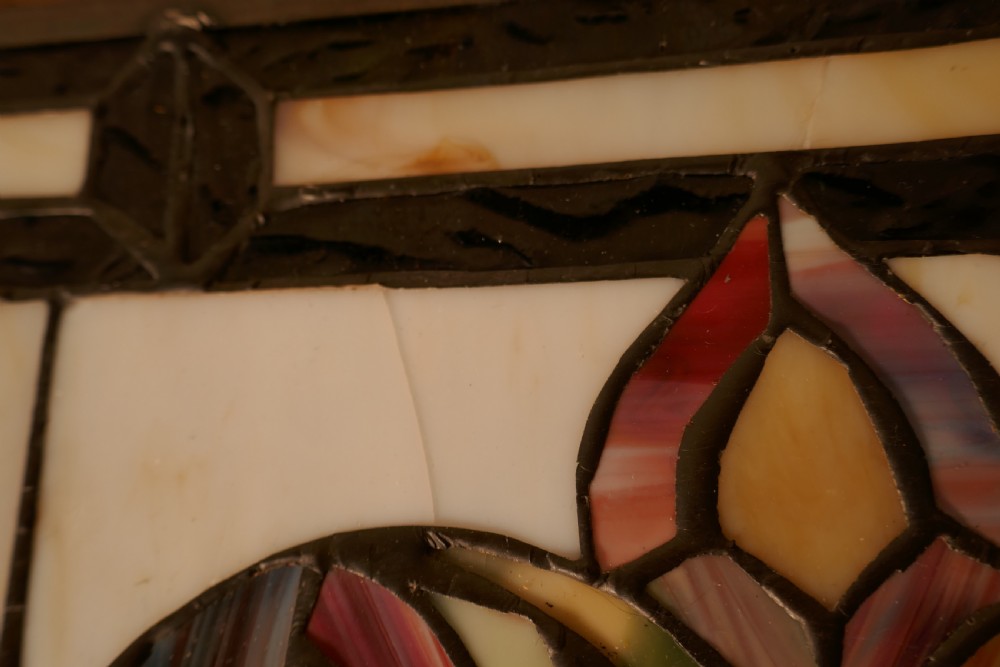 Arts and Crafts Stained Glass Panel  View V