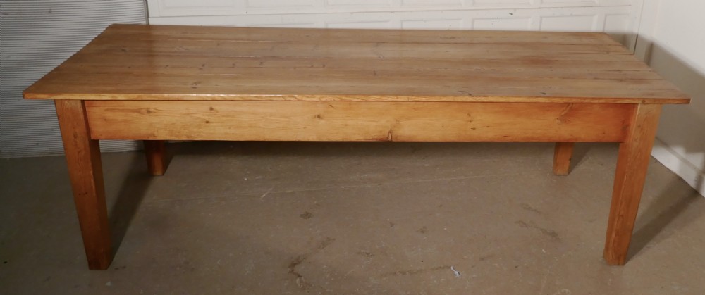 A Large Early 19th Farmhouse Pine Table View V