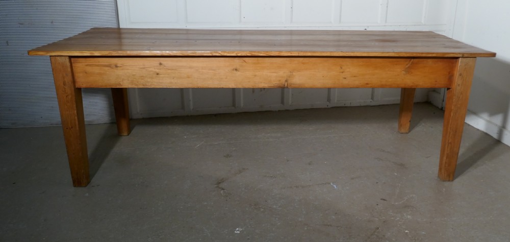 A Large Early 19th Farmhouse Pine Table View VII