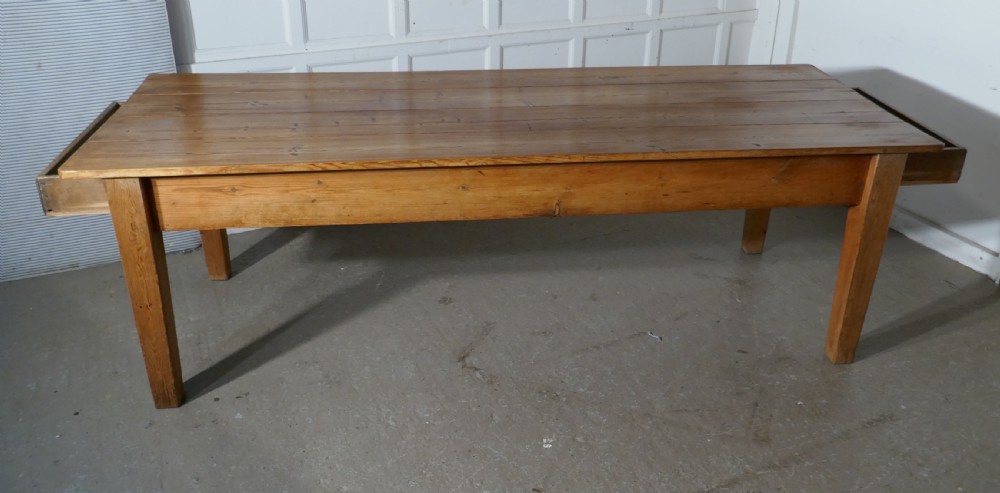A Large Early 19th Farmhouse Pine Table View VIII