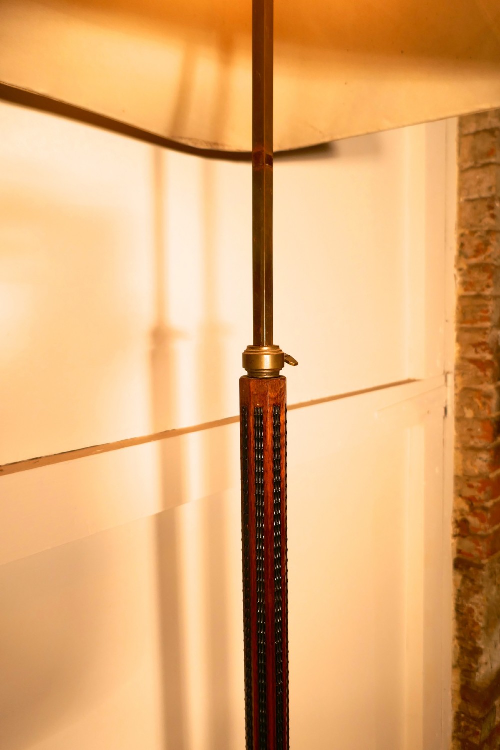 Art Deco Odeon Style Telescopic Standard or Floor Lamp Table View III