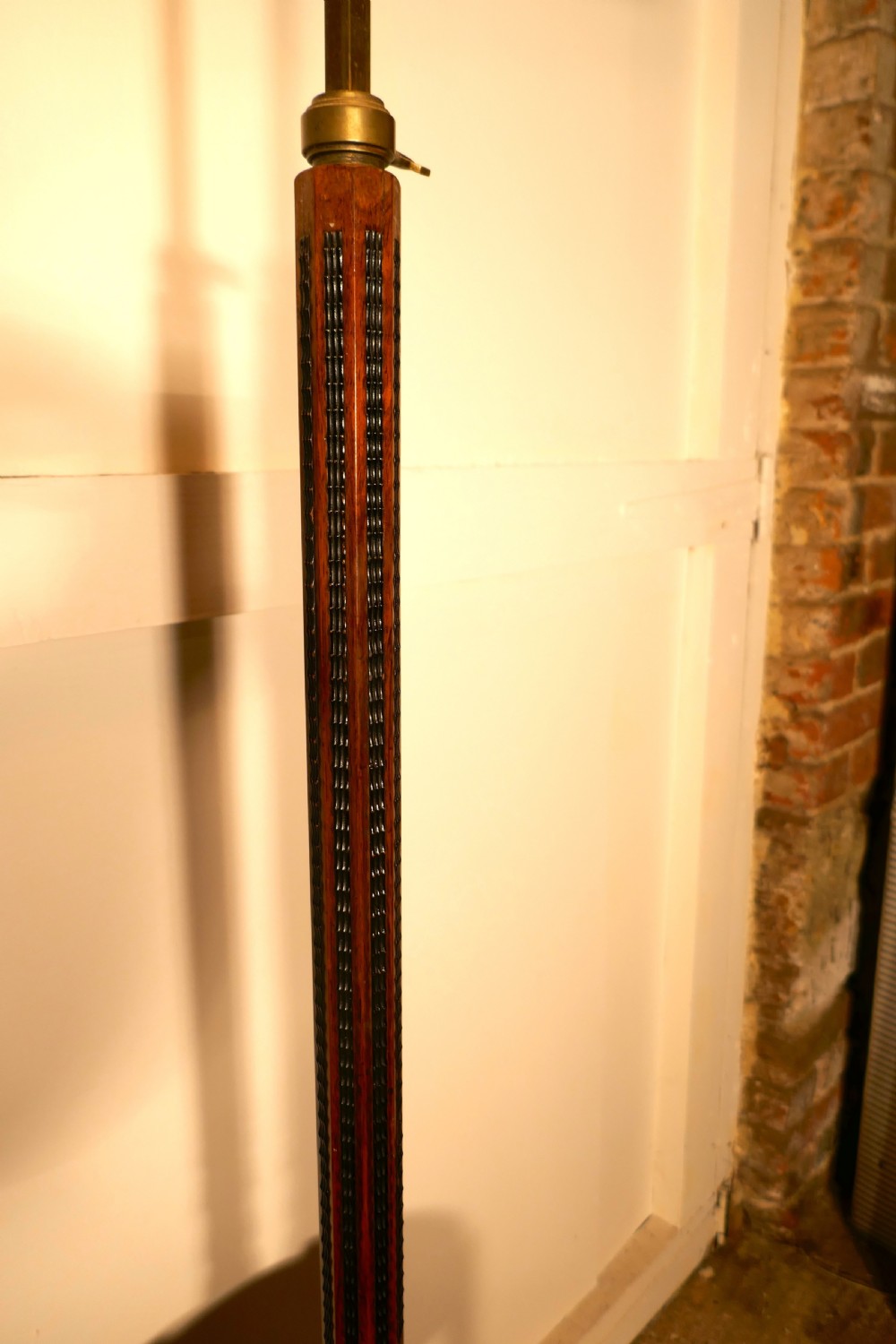 Art Deco Odeon Style Telescopic Standard or Floor Lamp Table View IV