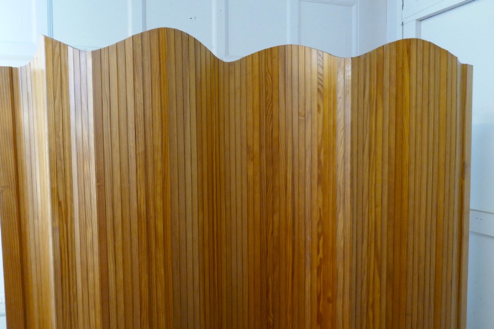 French Art Deco Tambour Room Divider Screen View II