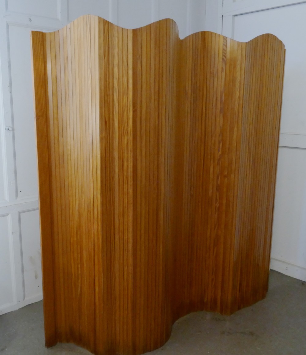 French Art Deco Tambour Room Divider Screen View V