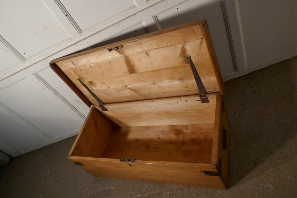Victorian Pine Blanket Box,  View II