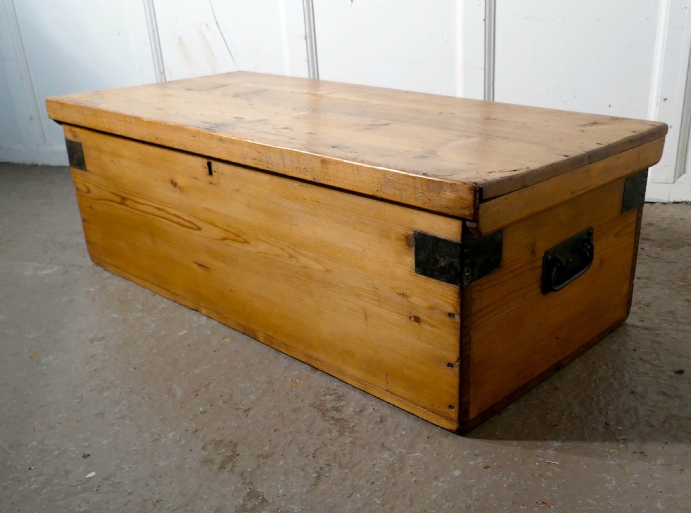 Victorian Pine Blanket Box,  View III