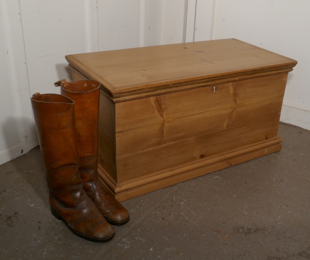 Victorian Pine Blanket Box,  View V