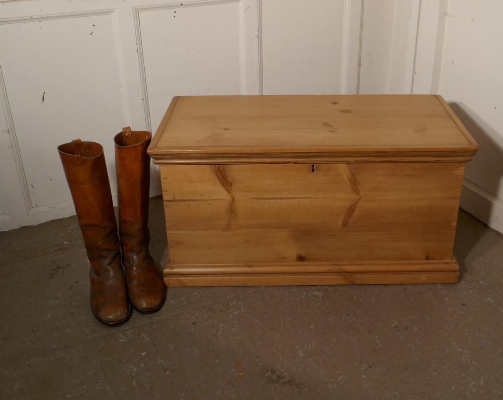 Victorian Pine Blanket Box,  View VI