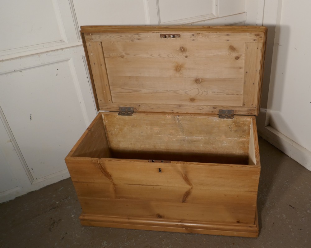 Victorian Pine Blanket Box,  View VII