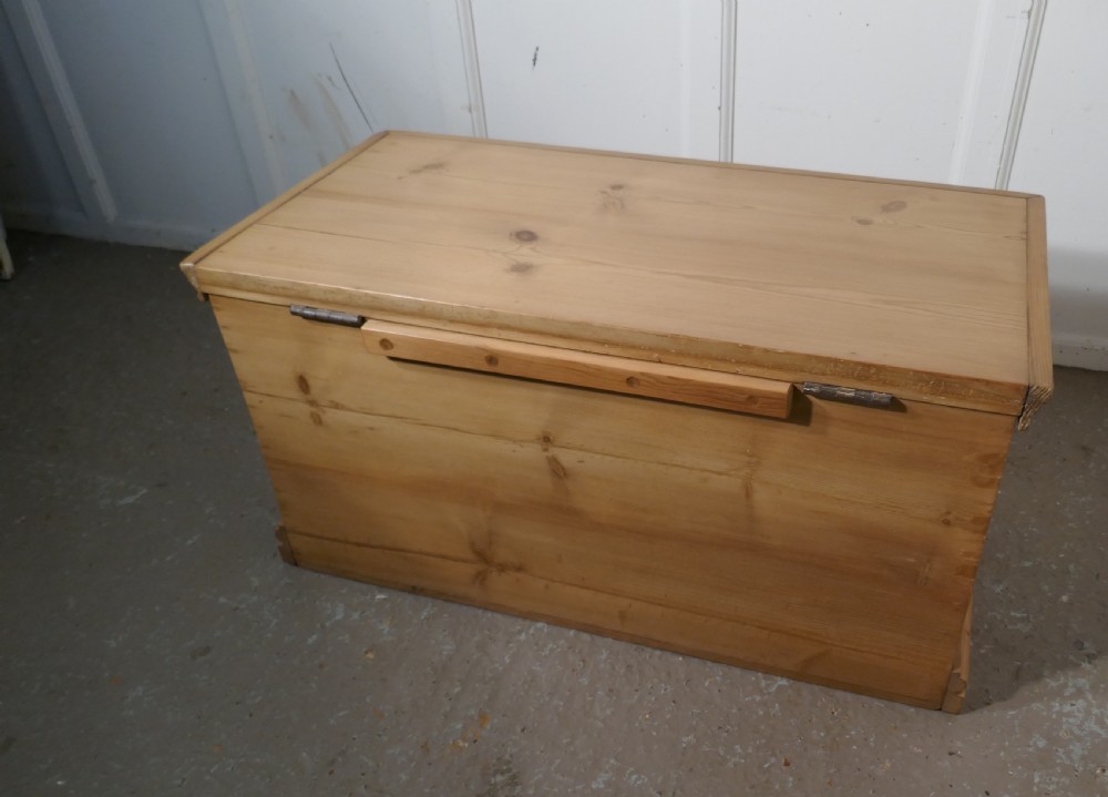 Victorian Pine Blanket Box,  View IX