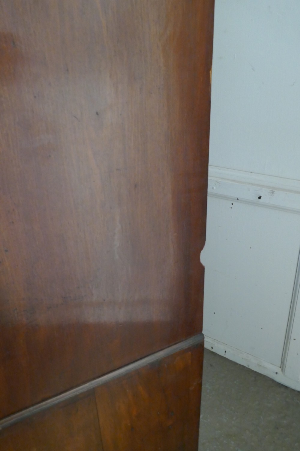 A Victorian Mahogany Shelved Press with Hanging rail View V