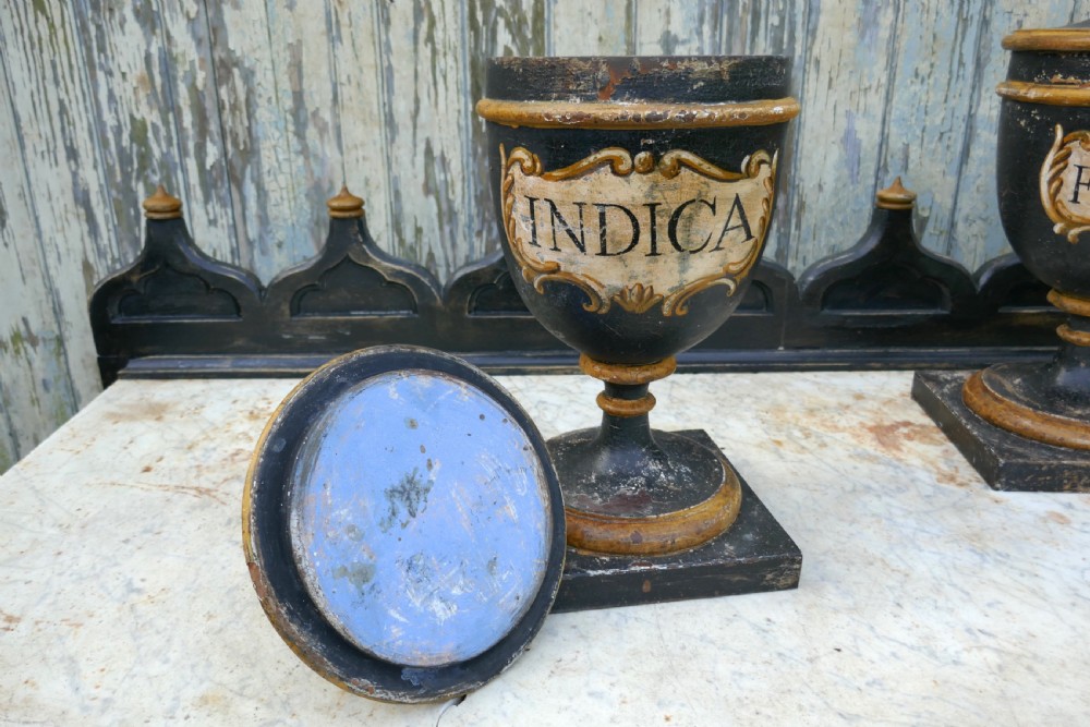 Set of 18th Century Sicilian Apothecary’s Jars  View II