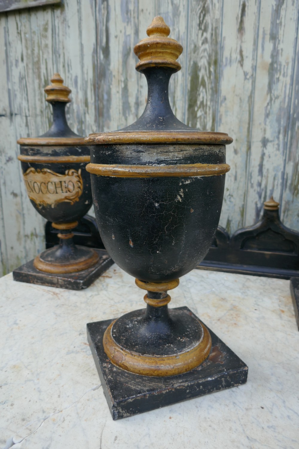 Set of 18th Century Sicilian Apothecary’s Jars  View IX