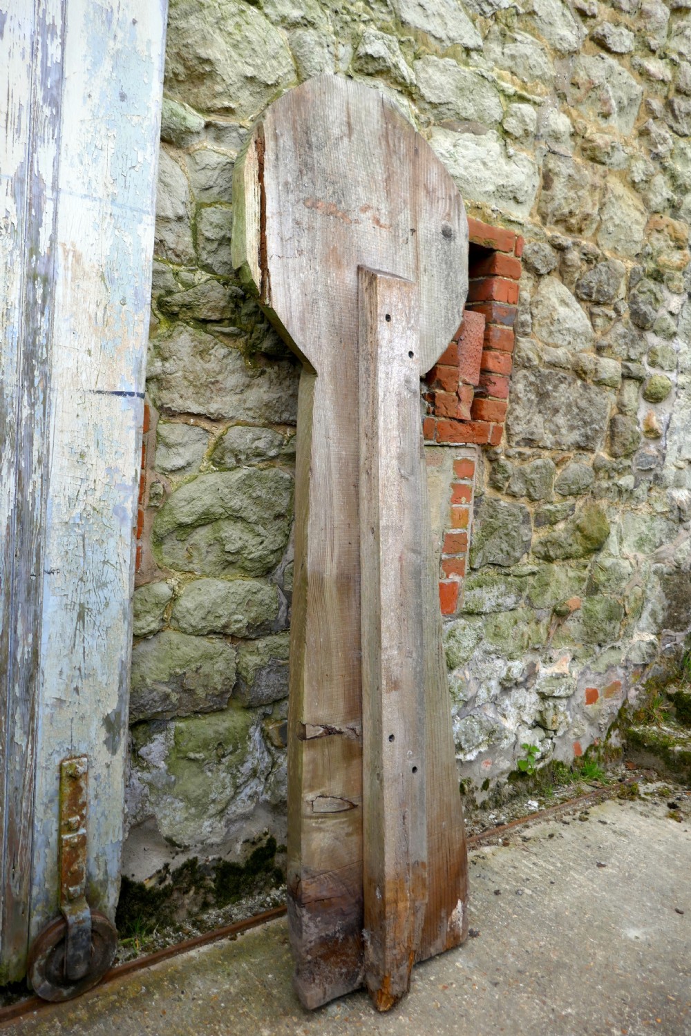 Large Primitive and Very Rustic Wooden Celtic Cross View VII