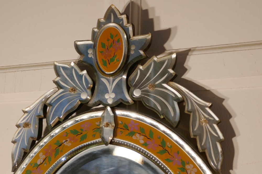 Superb Large Arts and Crafts Venetian Mirror View III