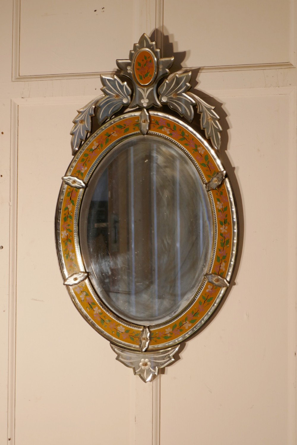 Superb Large Arts and Crafts Venetian Mirror View IV