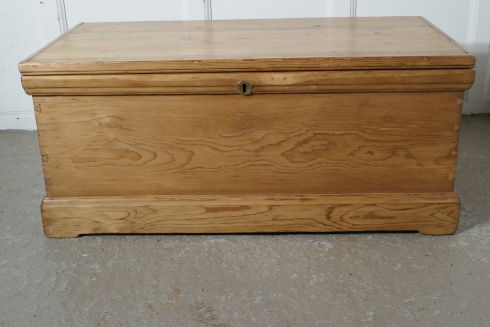Victorian Pine Blanket Box, 