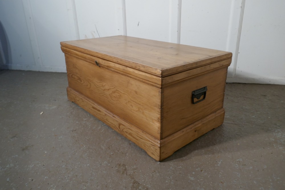 Victorian Pine Blanket Box,  View VI