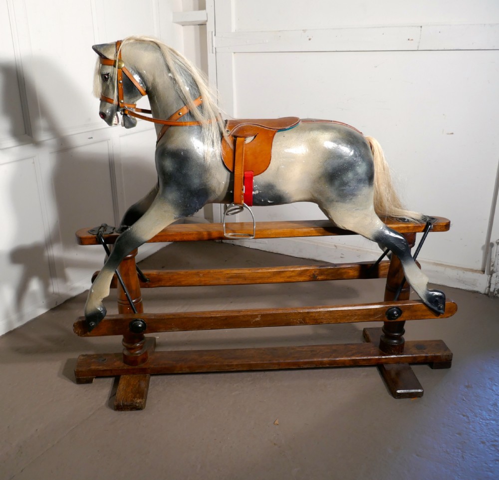 Early 20th Century Rocking Horse by Lines Brothers View V