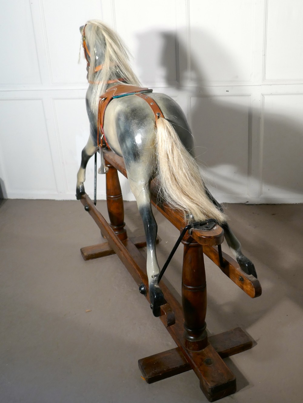 Early 20th Century Rocking Horse by Lines Brothers View VII