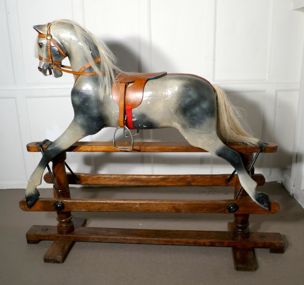 Early 20th Century Rocking Horse by Lines Brothers View X