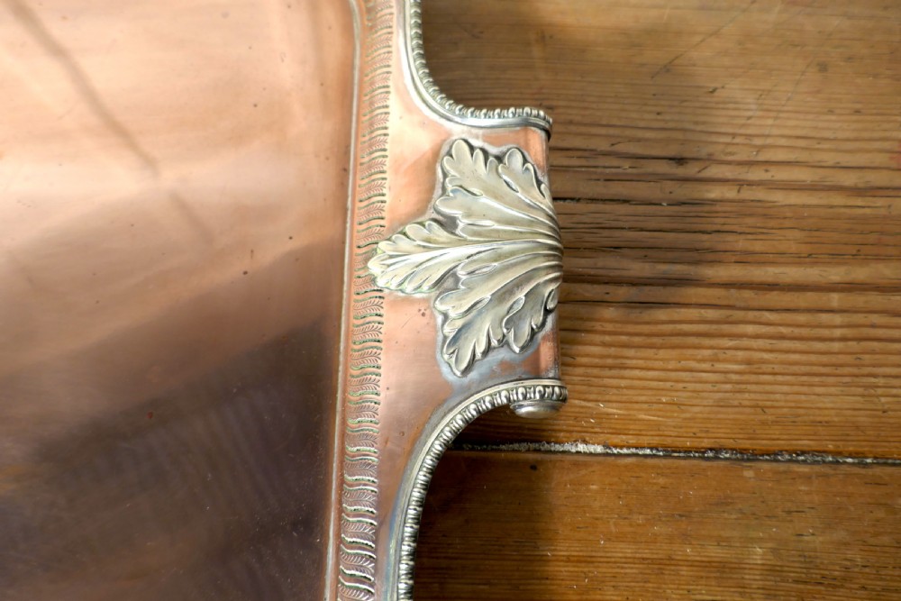 Large 19th Century Silver Plated Tray with Pierced Gallery  View VII