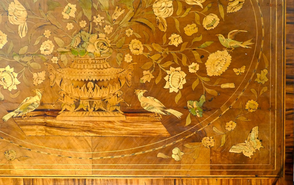 Early 19th Century Dutch Marquetry Inlaid Walnut Centre Table  View XIV
