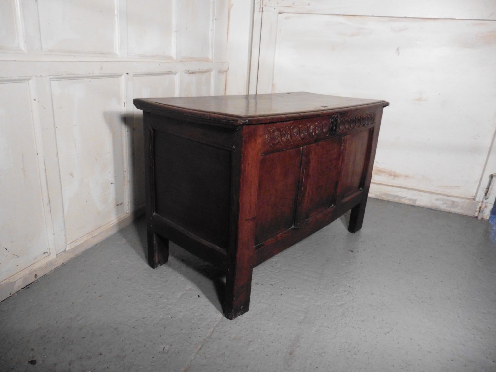 17th Century Oak Coffer View X