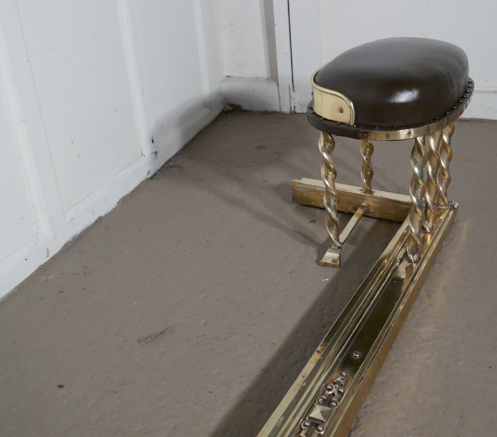 Brass Barley Twist Club Fender View VII