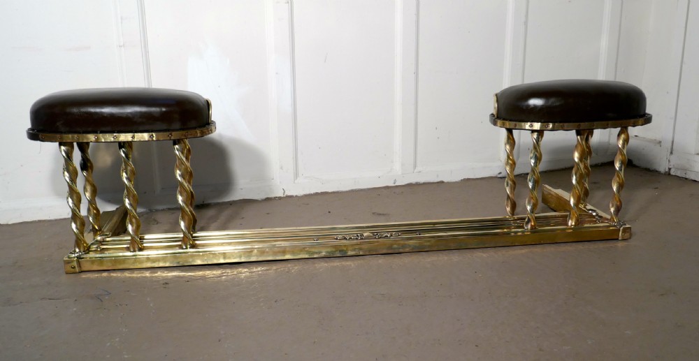 Brass Barley Twist Club Fender View IX