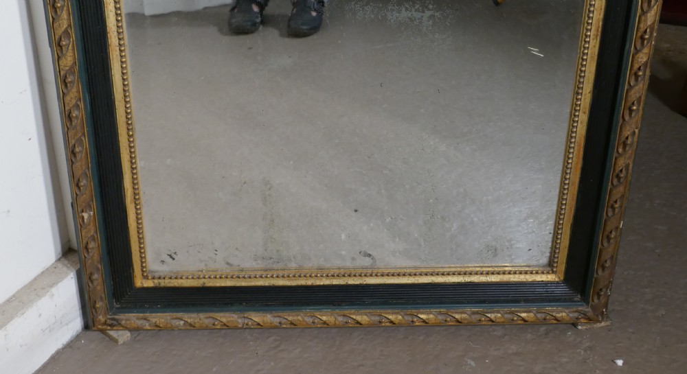 French Trumeau Style Console Mirror   View IV