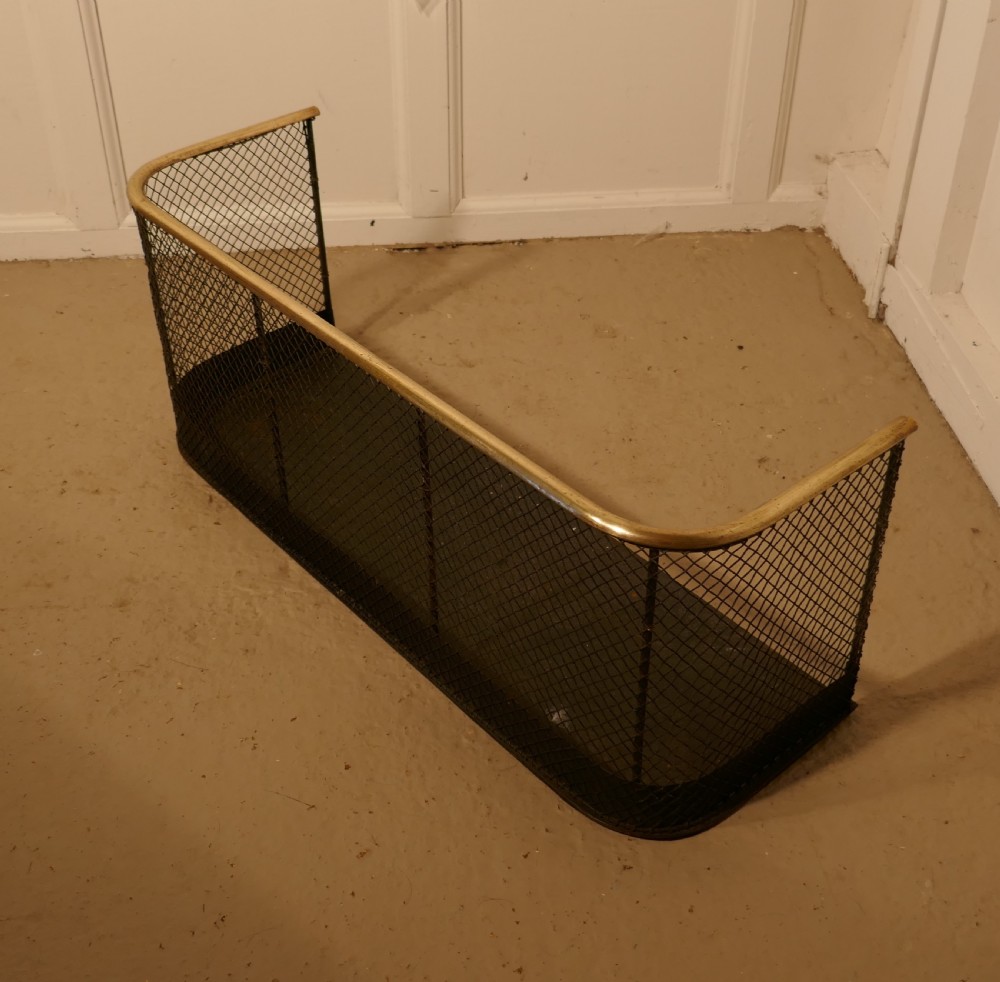 Small Victorian Nursery Fire Guard or Club Fender  View IV
