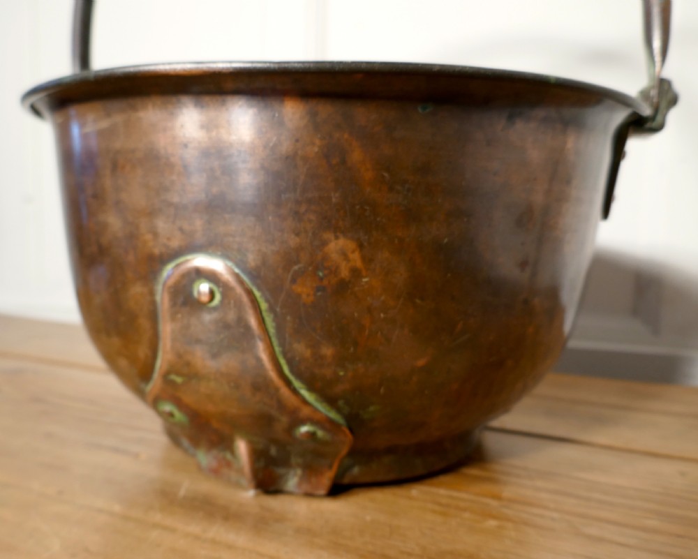 Art Nouveau Copper Coal or Log Bucket View IV