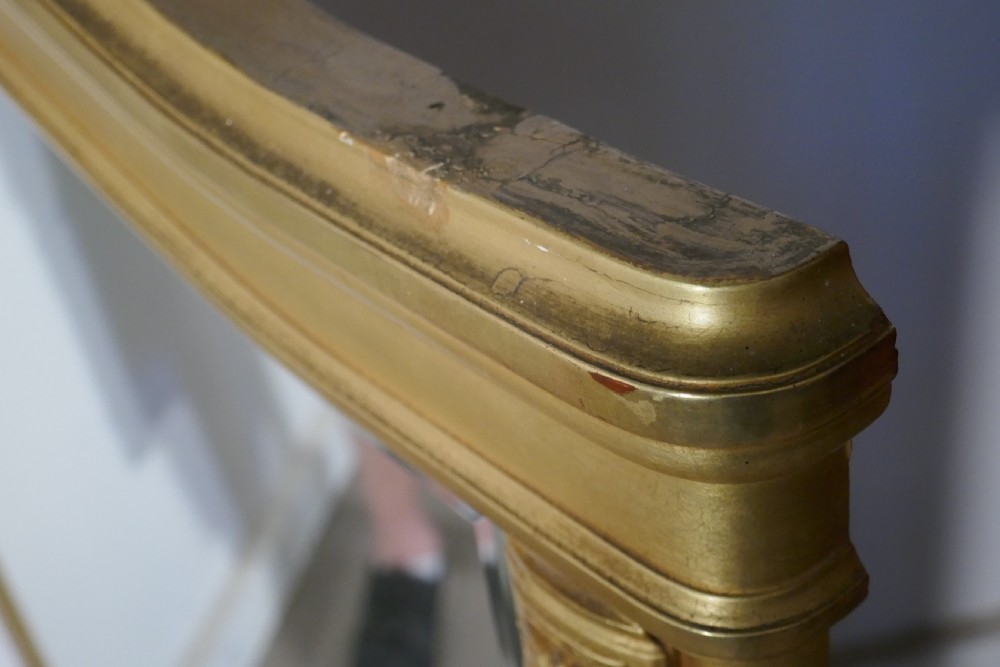 Large 19th Century Napoleon III French Gilt Wall Mirror  View V