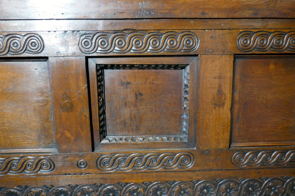 17th Century Welsh Oak Housekeepers Hanging Cupboard View X