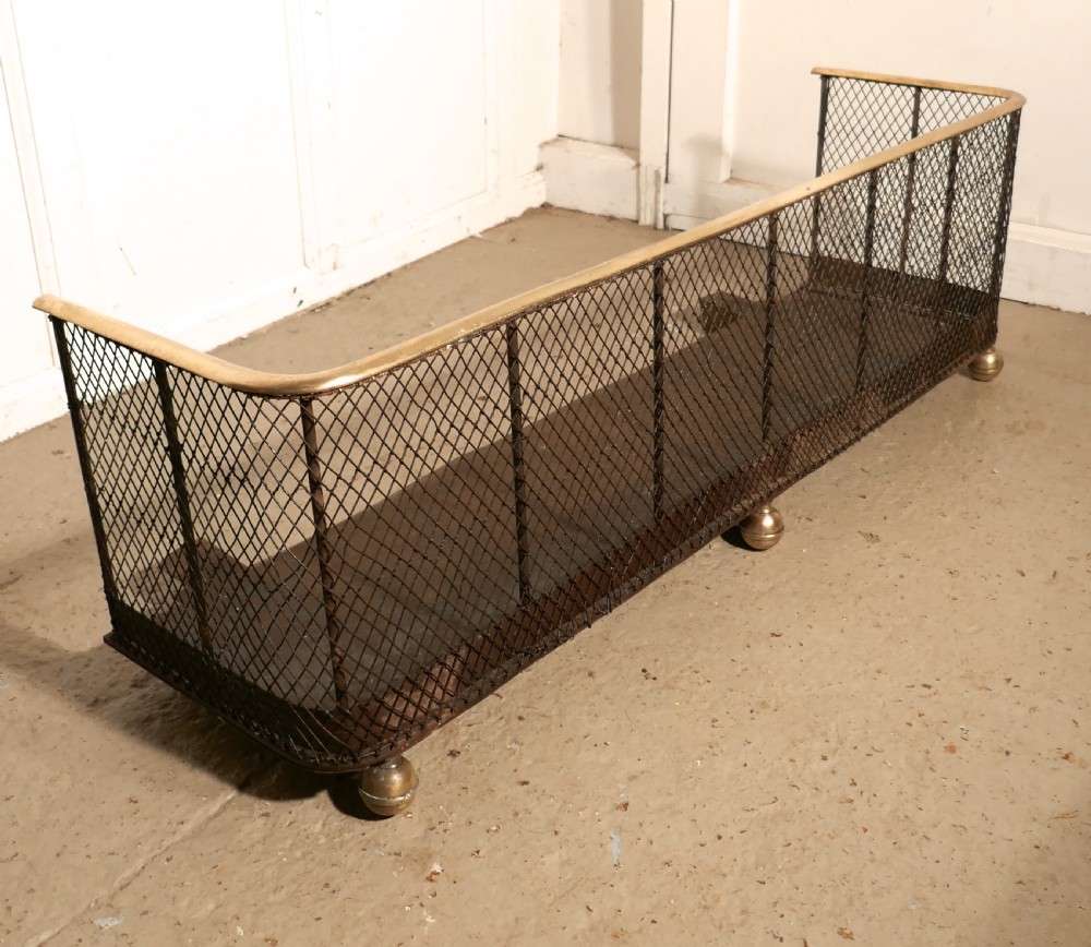 Victorian Nursery Fire Guard or Club Fender 