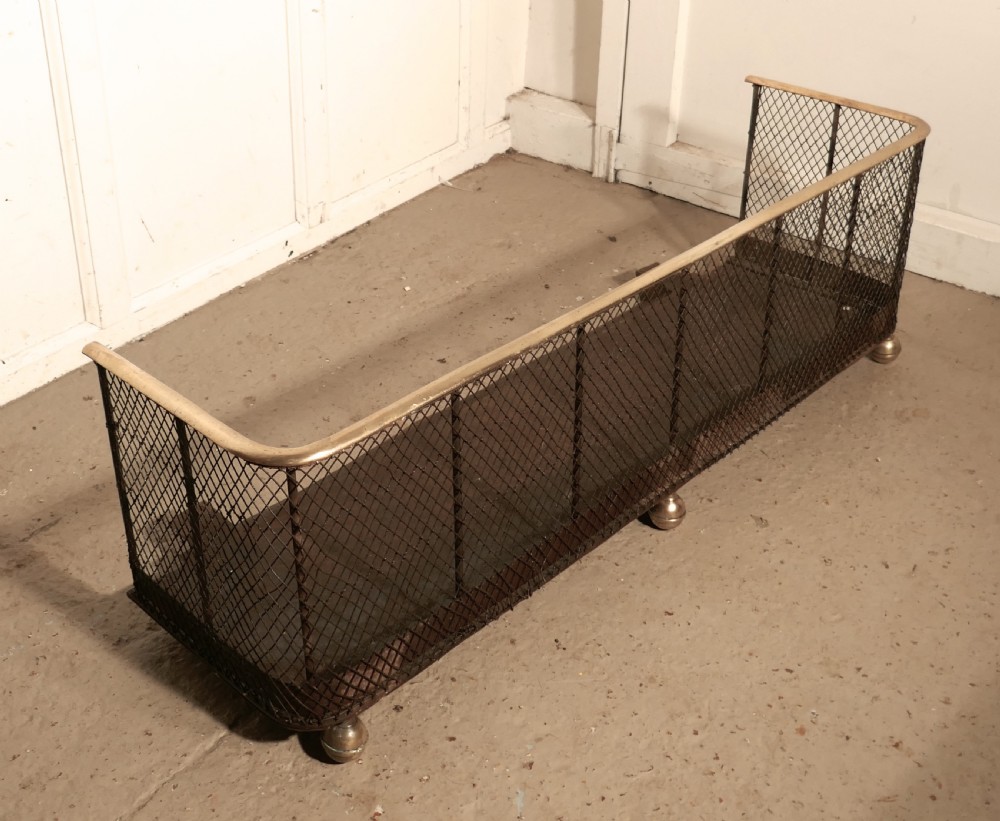 Victorian Nursery Fire Guard or Club Fender  View II
