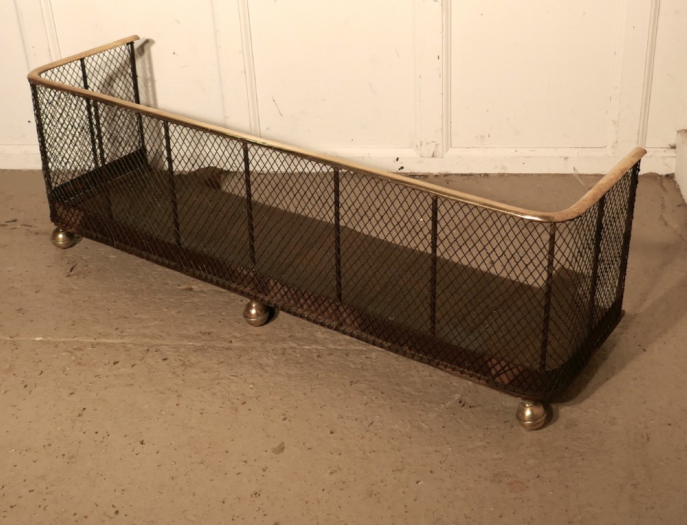 Victorian Nursery Fire Guard or Club Fender  View IV