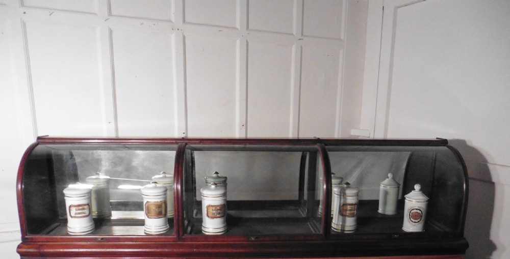 Large Victorian Mahogany Shop Display Counter Cabinet,   View VIII